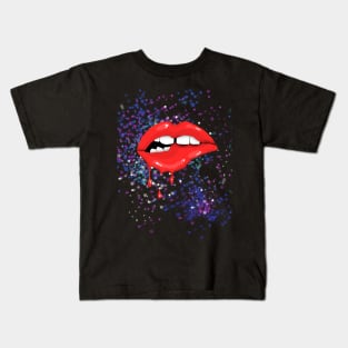 Space lips Kids T-Shirt